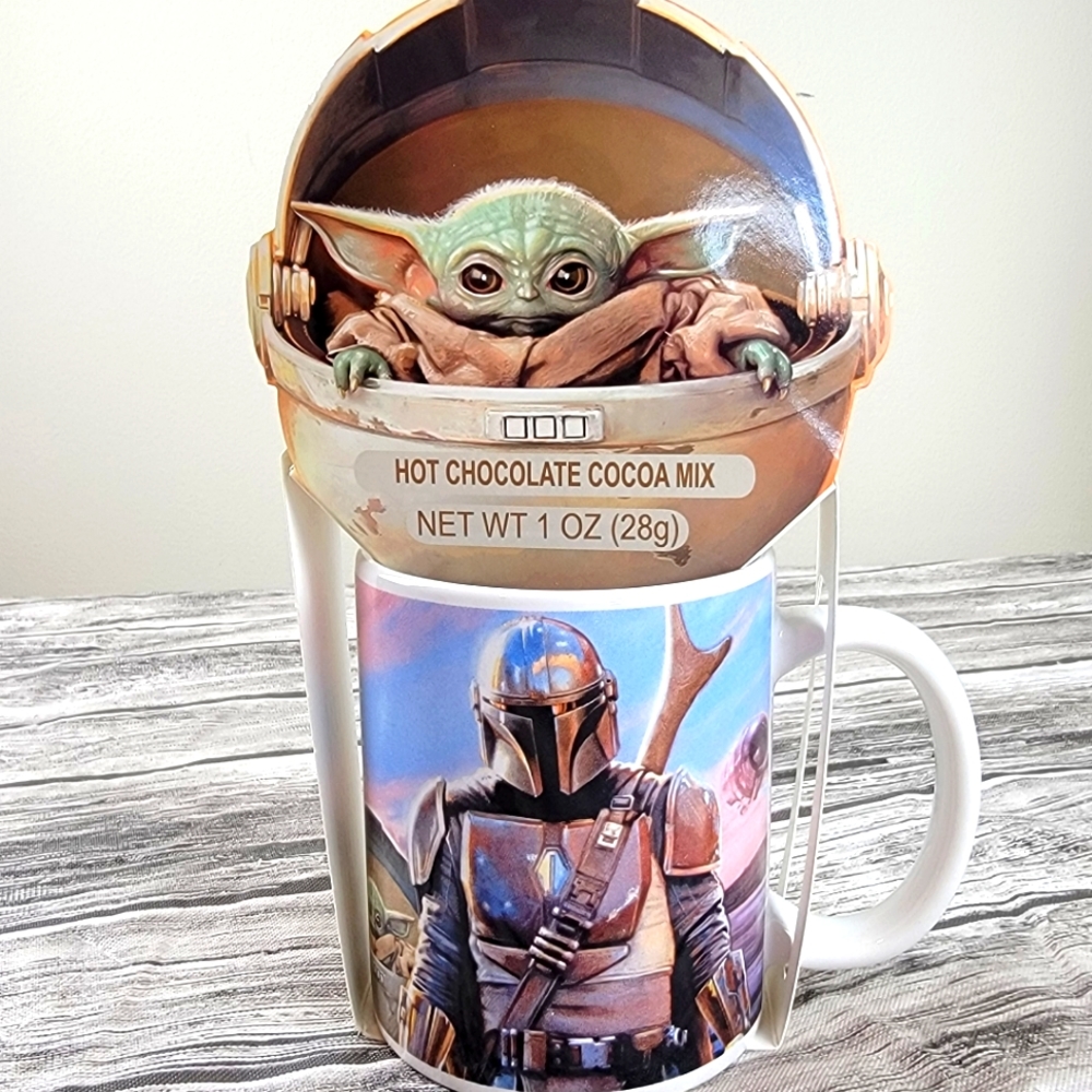 New Star Wars Mandalorian Coffee cup with Coca mix